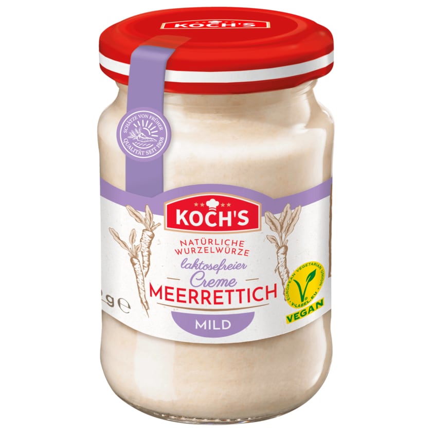 Koch's Meerrettich Creme laktosefrei vegan 90g